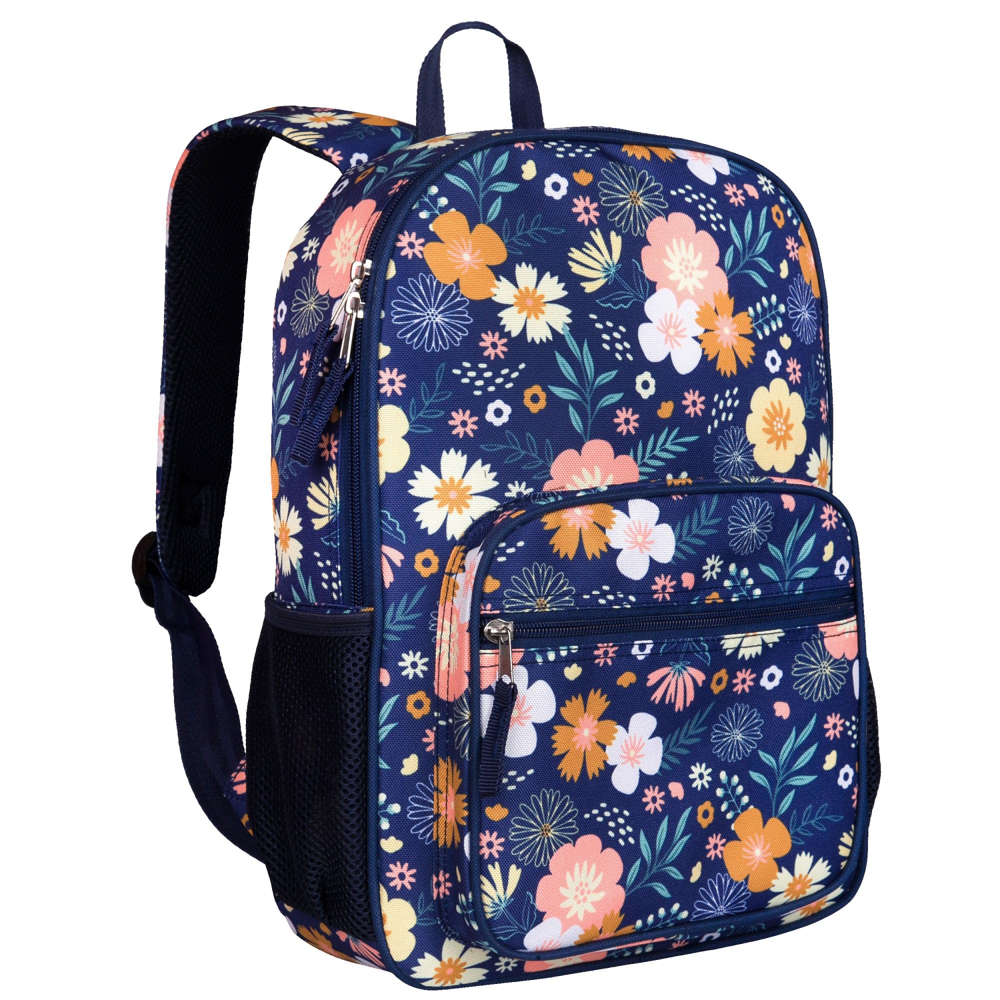Wildkin ECO rPET Kids Backpack – Recycled, Padded, Adjustable for School & Travel – Wildflower Bloom