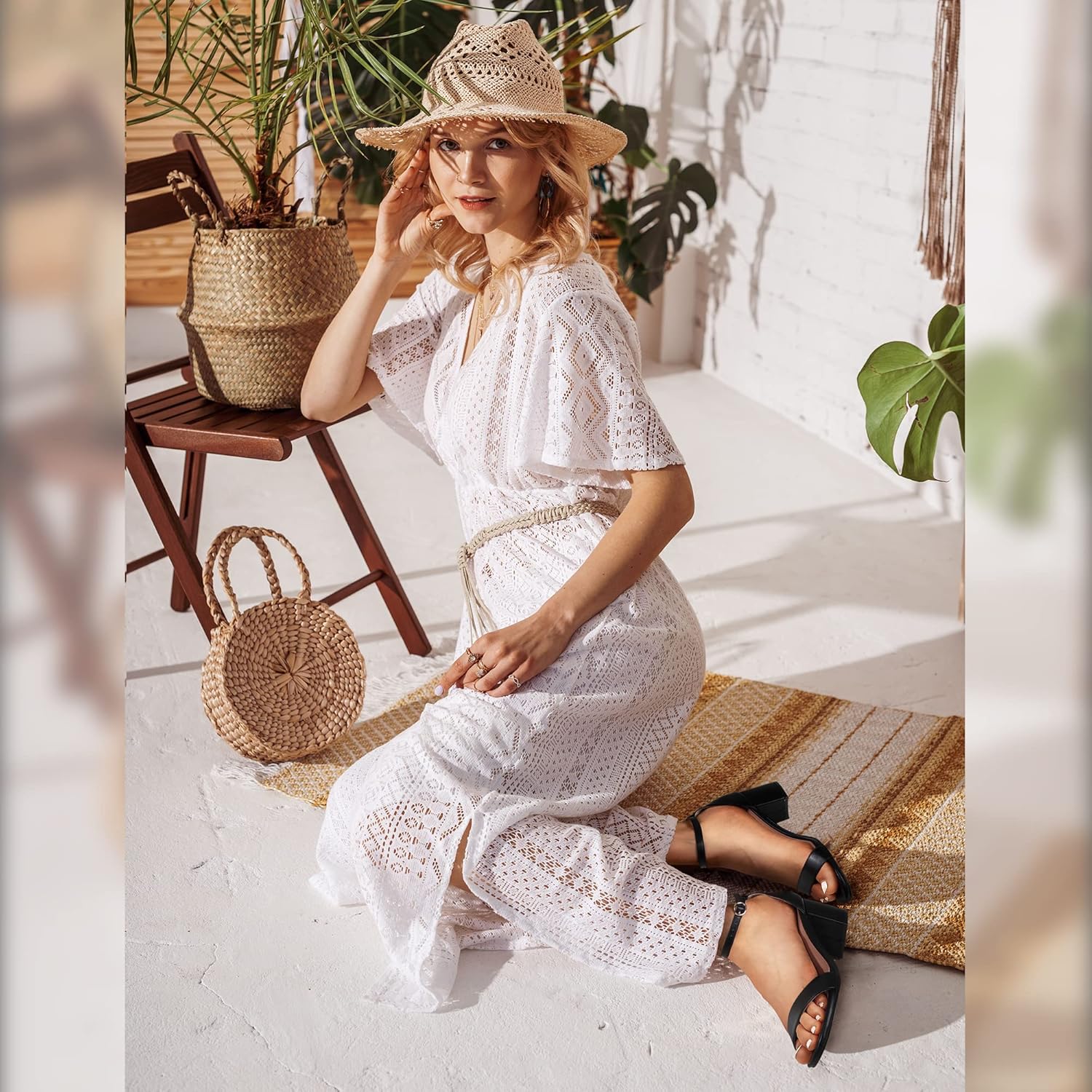 IDIFU Women's Cookie-LO Low Block Heels Chunky Sandals Ankle Strap Wedding Dress Pump Shoes - Image 3