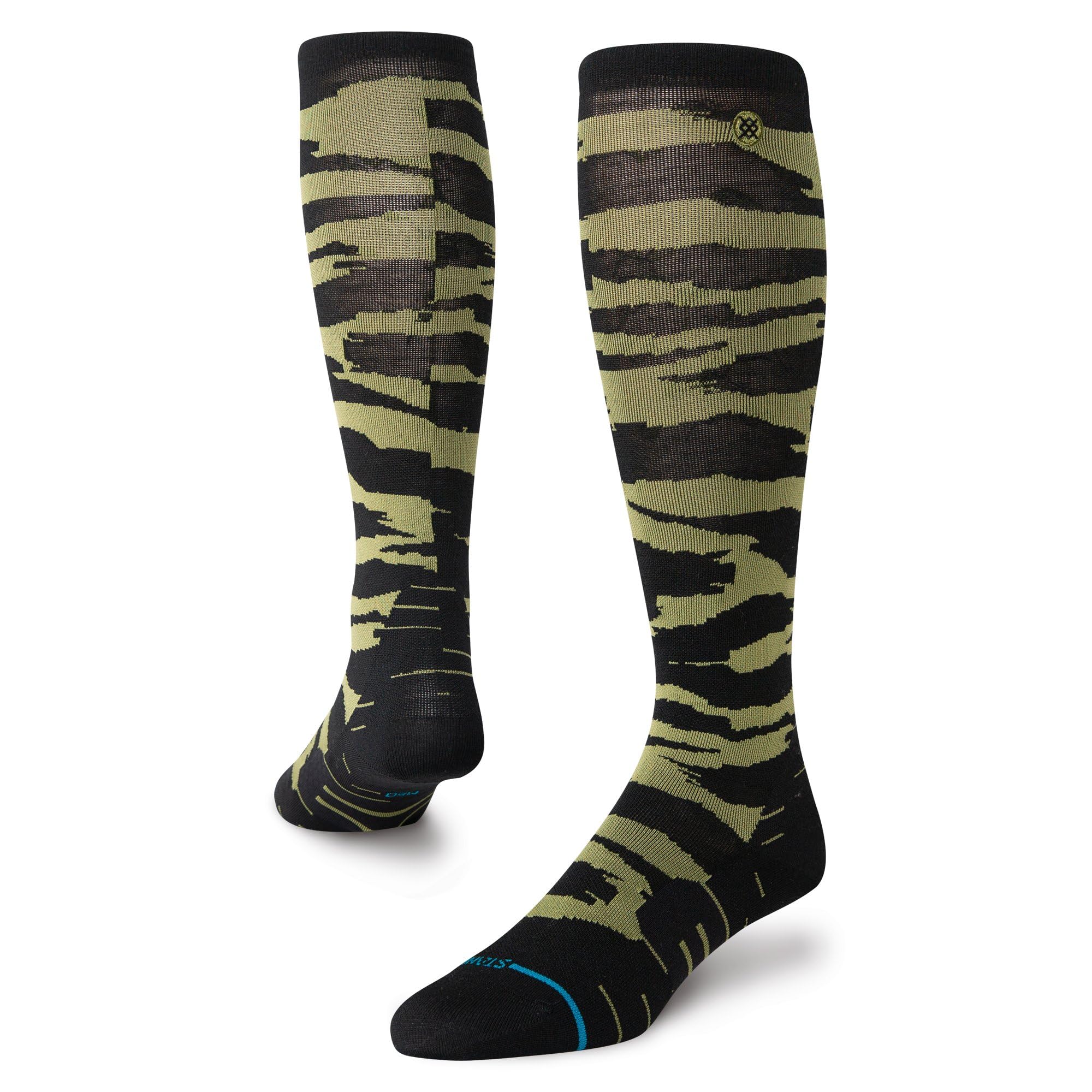 Stance Unisex Creeky Meadow - Black Snow Socks - Creeky Meadow Ul Wool, Black, Medium
