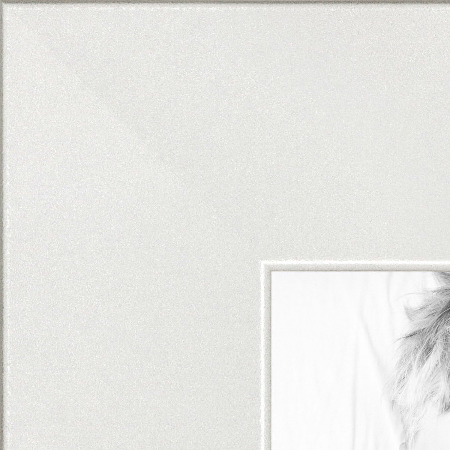 PinPix Decorative pin Cork Bulletin Board Made from Canvas, Seamless Floral Design 24 x 12 Inches (Completed Size) and Framed in Satin White Frame (PinPix-208)