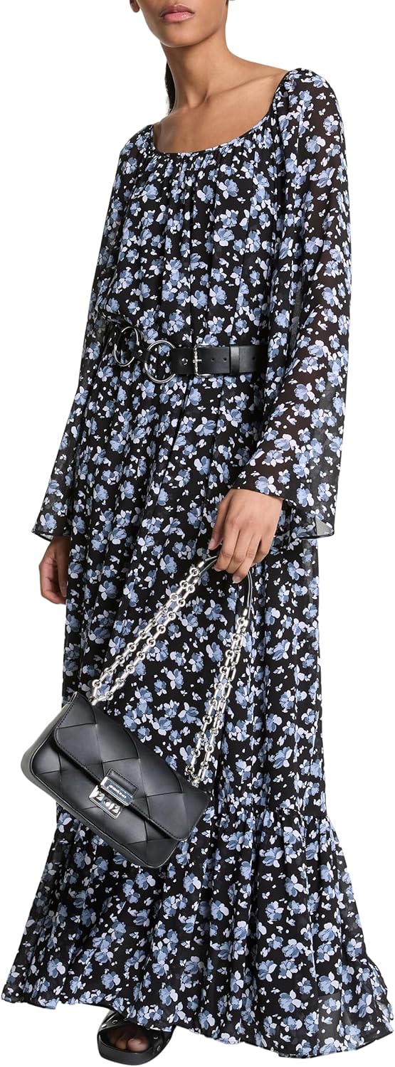 Michael Kors Women's Scoop Neck Maxi Dress