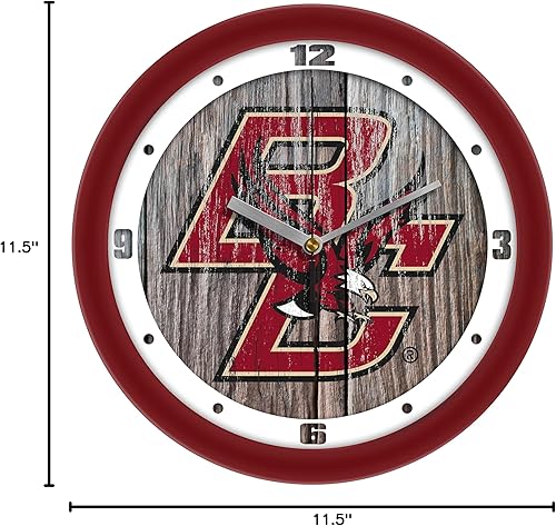 Vista 89 de SunTime Alabama Crimson Tide - Reloj de pared desgastado
