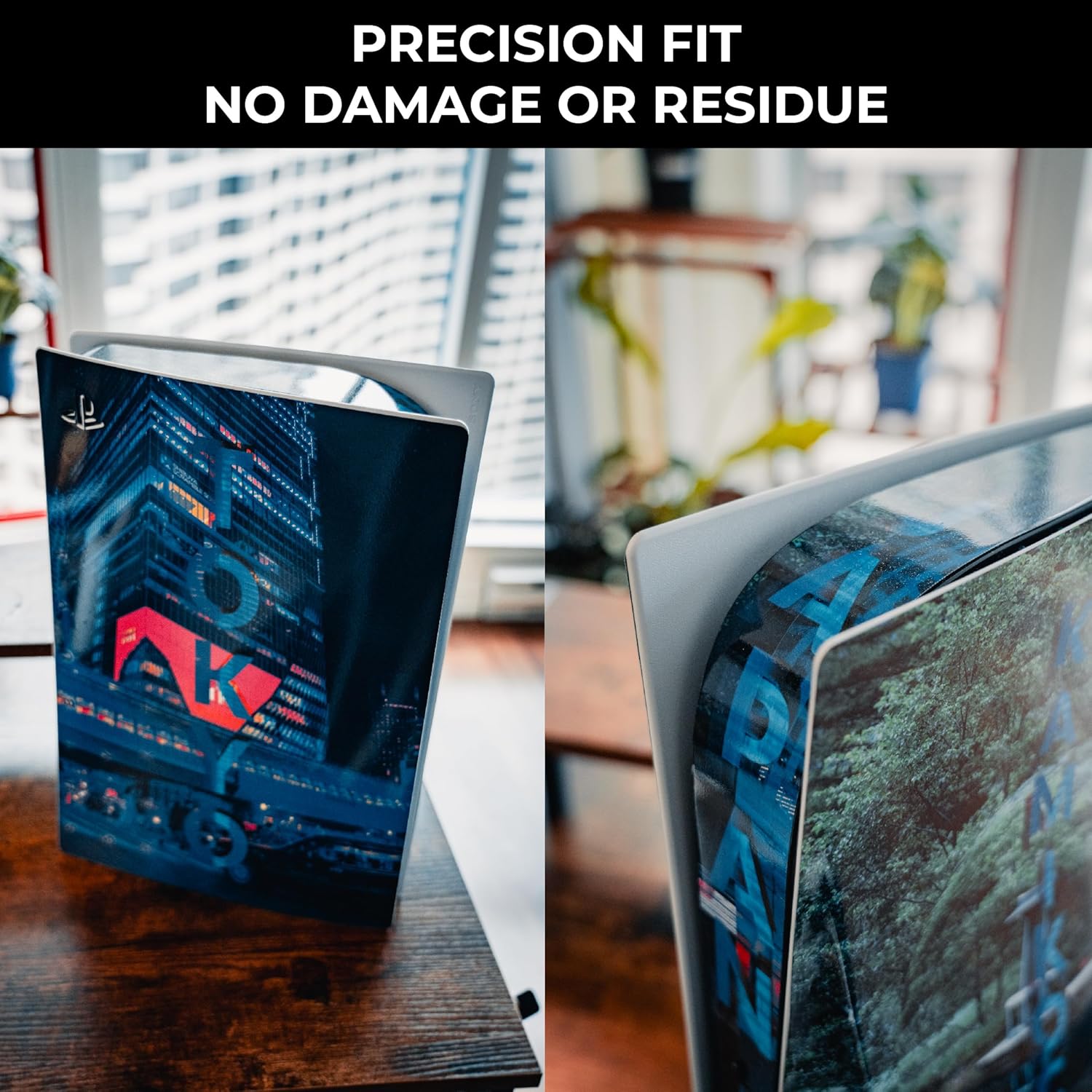 CUCU Covers Ps5 PURP Full Body Dual-Layer Skin Decal Cover for Console and Controller | Disc Edition