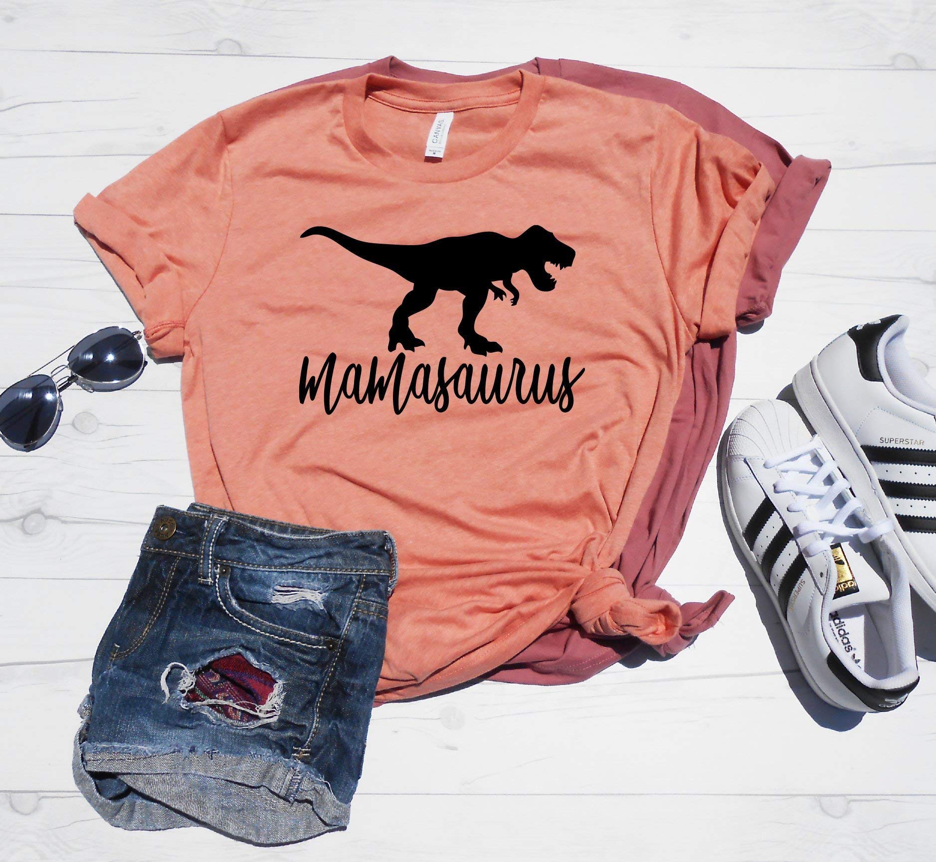 Strong Girl ClothingMamasaurus Shirt - Mama Saurus Tee Shirt - Mother's Day Gift - Dinosaur Mom Shirt - Mama Shirt - Dinosaur Shirt - Gift for New Mom - Shower - Mothers Day Shirt Tee