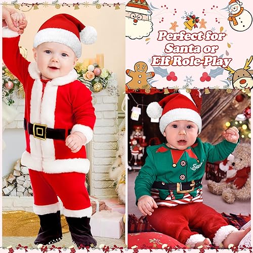 Miniatura 3 de Sombrero de Papá Noel para bebé gorro de Navidad para bebé gorro de Papá Noel gorro de Navidad para recién nacido sombrero de Papá Noel para bebé