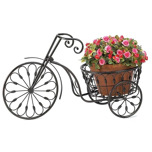 Summerfield Terrace Nostalgic Bicycle Home Garden Decor Iron Plant Stand
