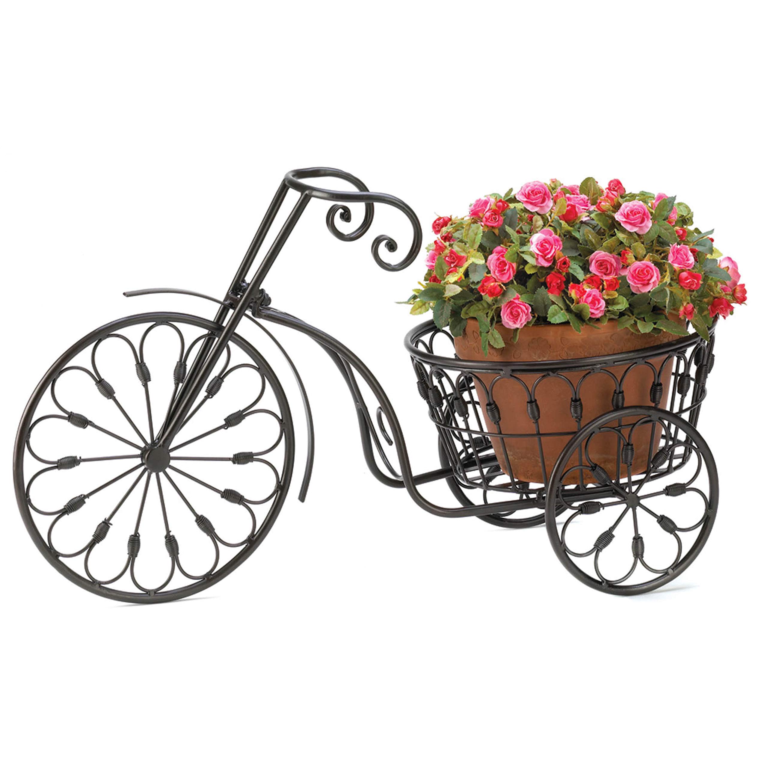 Summerfield Terrace Nostalgic Bicycle Home Garden Decor Iron Plant Stand