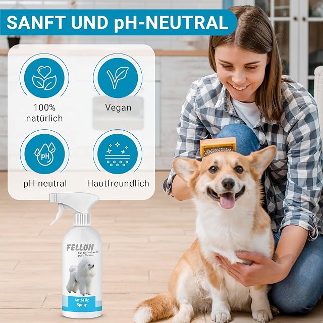 Foto 2 de 8 de Producto antienredos para el cuidado del pelo de los perros, biológico