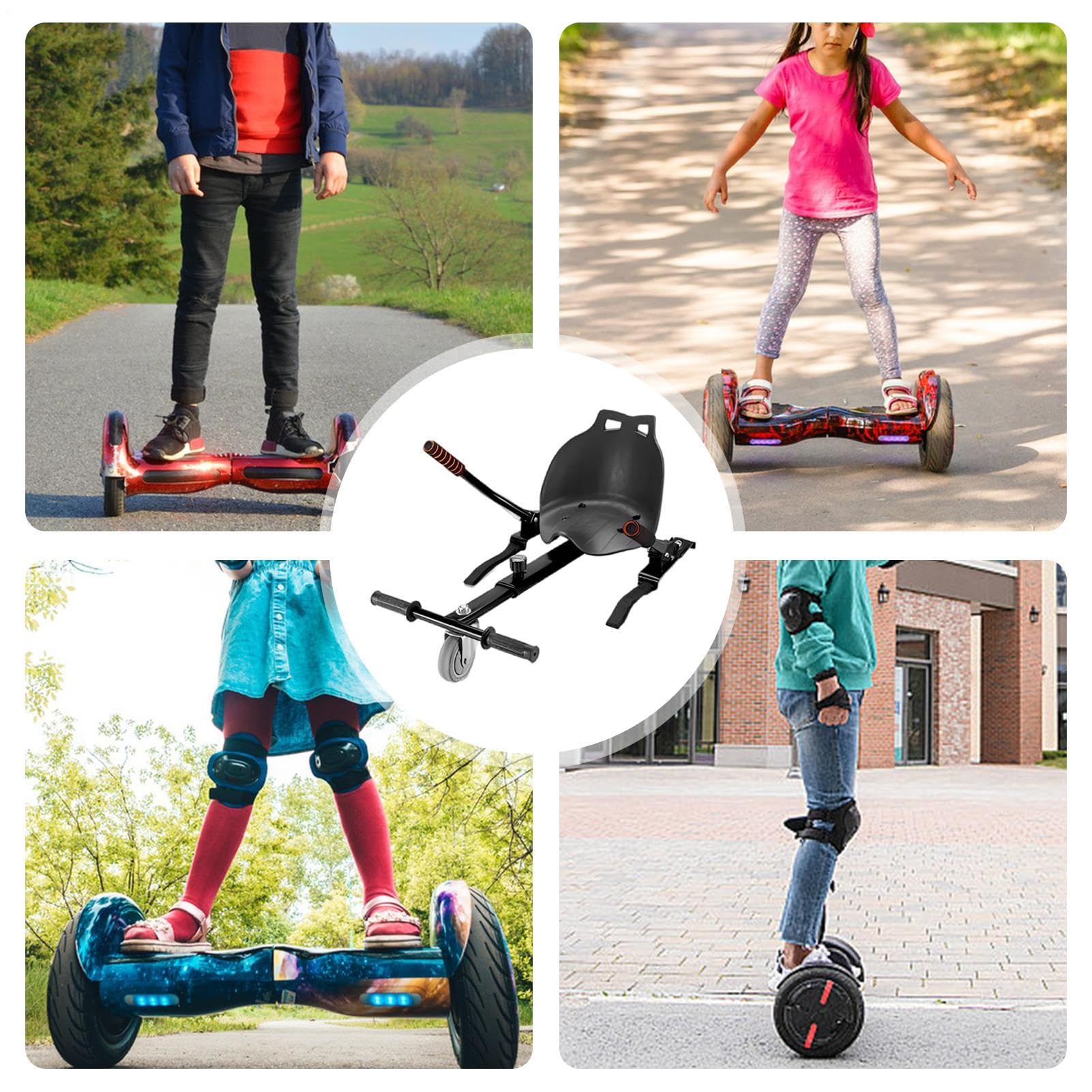 Hoverboard autobilanciati: stile , accessorio sedile per bambini | e adulti | Scooter di bilanciamento dal design regolabile, accessorio per sedile scooter per activid