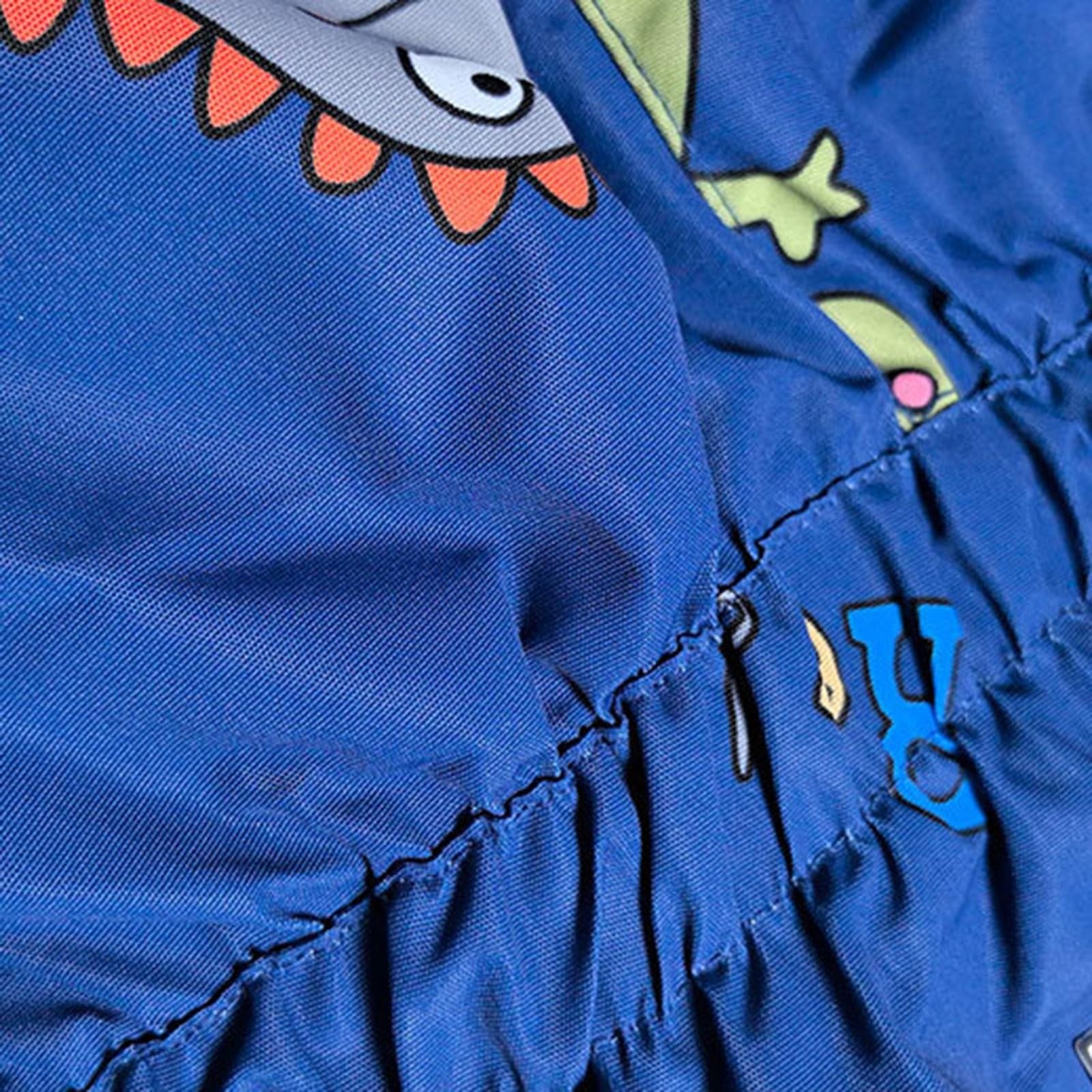Mono de invierno para niños con capucha, unisex, traje de esquí con estampado de dinosaurios, traje de nieve, resistente al viento, impermeable, cálido, mono de nieve, cierre de cremallera, traje de