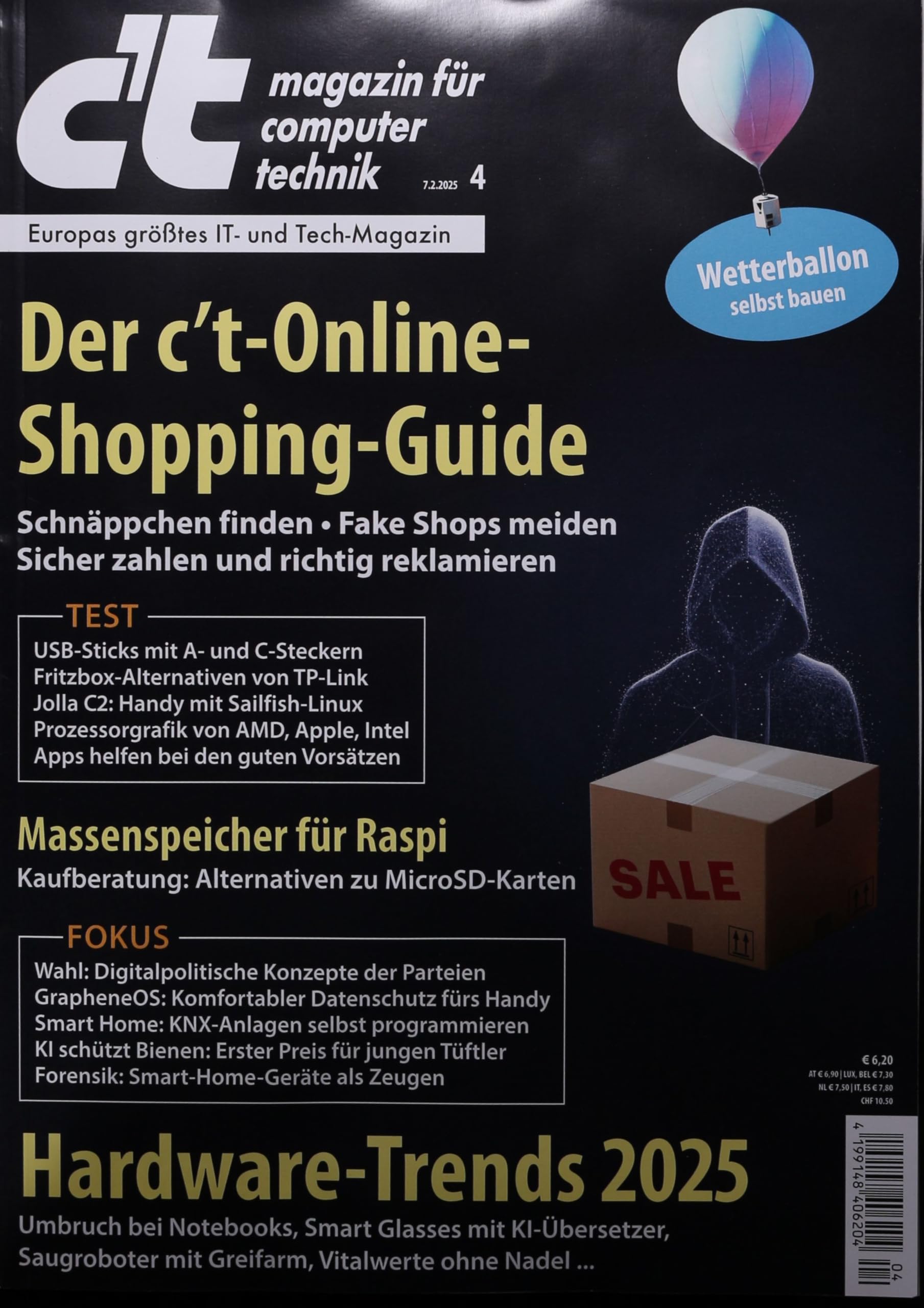 Cover of c't, #4/2025