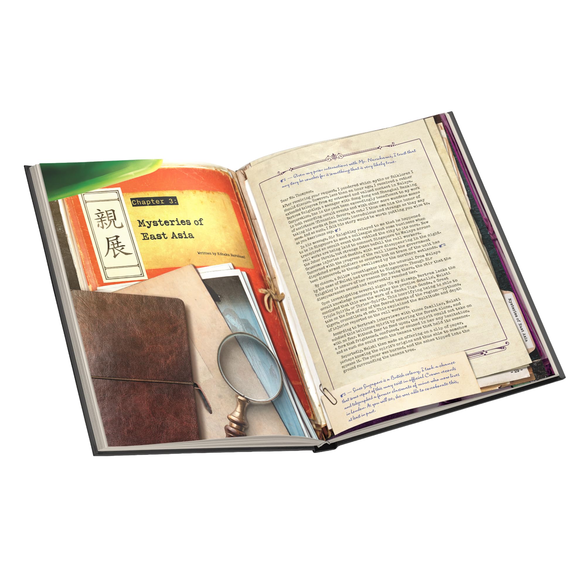 Arkham Horror The Roleplaying Game The Thompson Files - Bestiario narrativo e guida ai mostri, 96 pagine con copertina rigida per GMS e giocatori, età 14+, 2-6 giocatori, 1+ ora di riproduzione