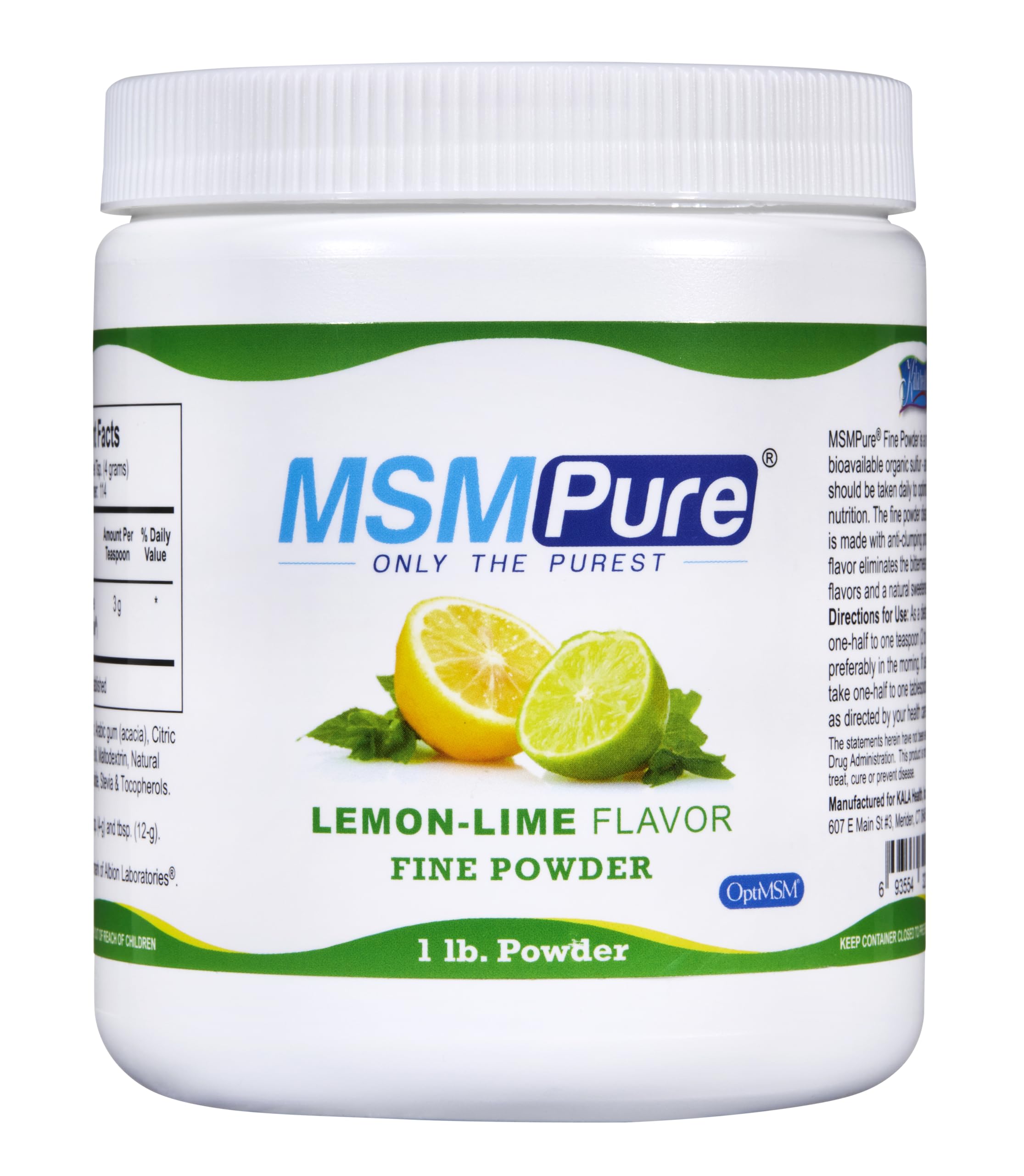 KALA HEALTH MSMPure MSM Powder, Fine Crystals, US-Sourced MSM, 2.2 lb — Amazon image 3
