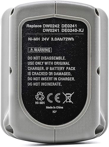 Miniatura 6 de ExpertPower Batería NiMh de 24 V 3000 mAh para DW0240, DW0241, DW0242, DE0240, DE0240-XJ, DE0241, DE0242, DE0243, DE0243-XJ, DW0242-XRP, DW0243 y