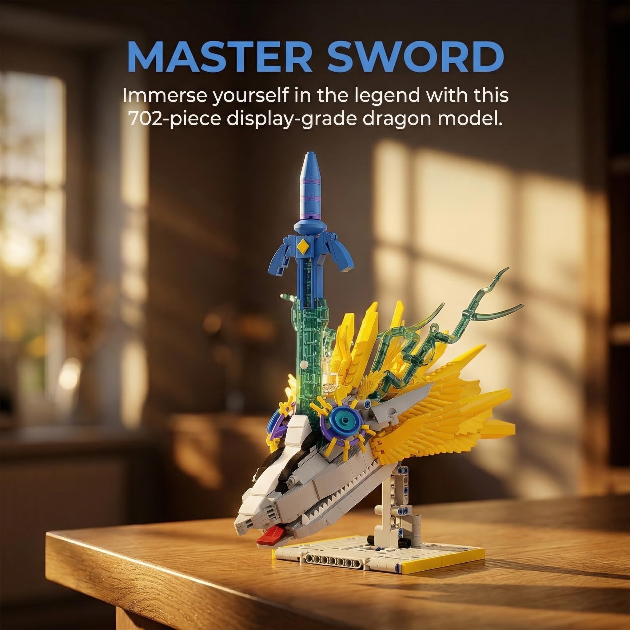 TOTK Master Sword Building Set, BOTW Legendary Sword Building Toy