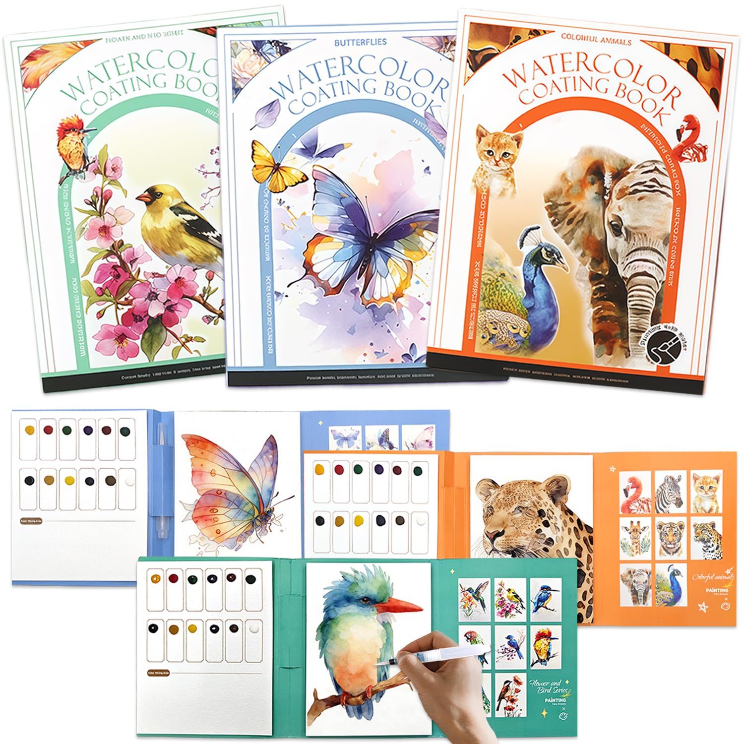 Watercolor Workbook for Beginners - Animal Series -1