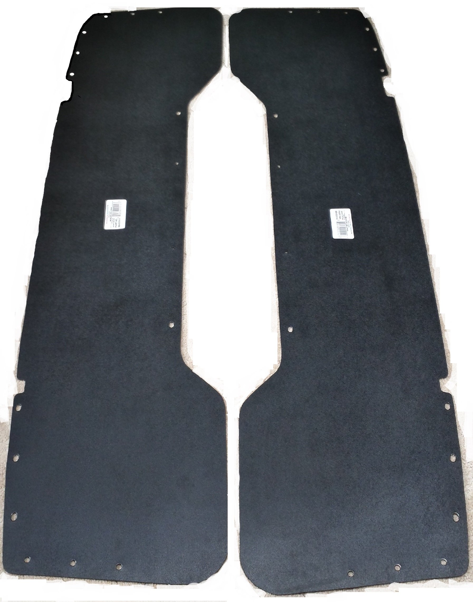 1999-2010 Compatible with Ford F250 F350 dually Bed Rear Wheel Splash Shield Set