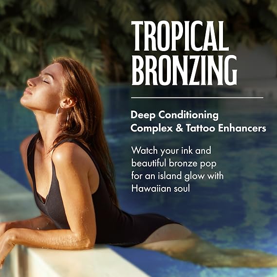 Aloha Hawaii Kaanapali Tanning Lotion, Step 1, Ultra Advanced Dark Pre-Tan Primer for Indoor/Outdoor Tanning with Pineapple & Coconut Hydration, 10 Fl Oz