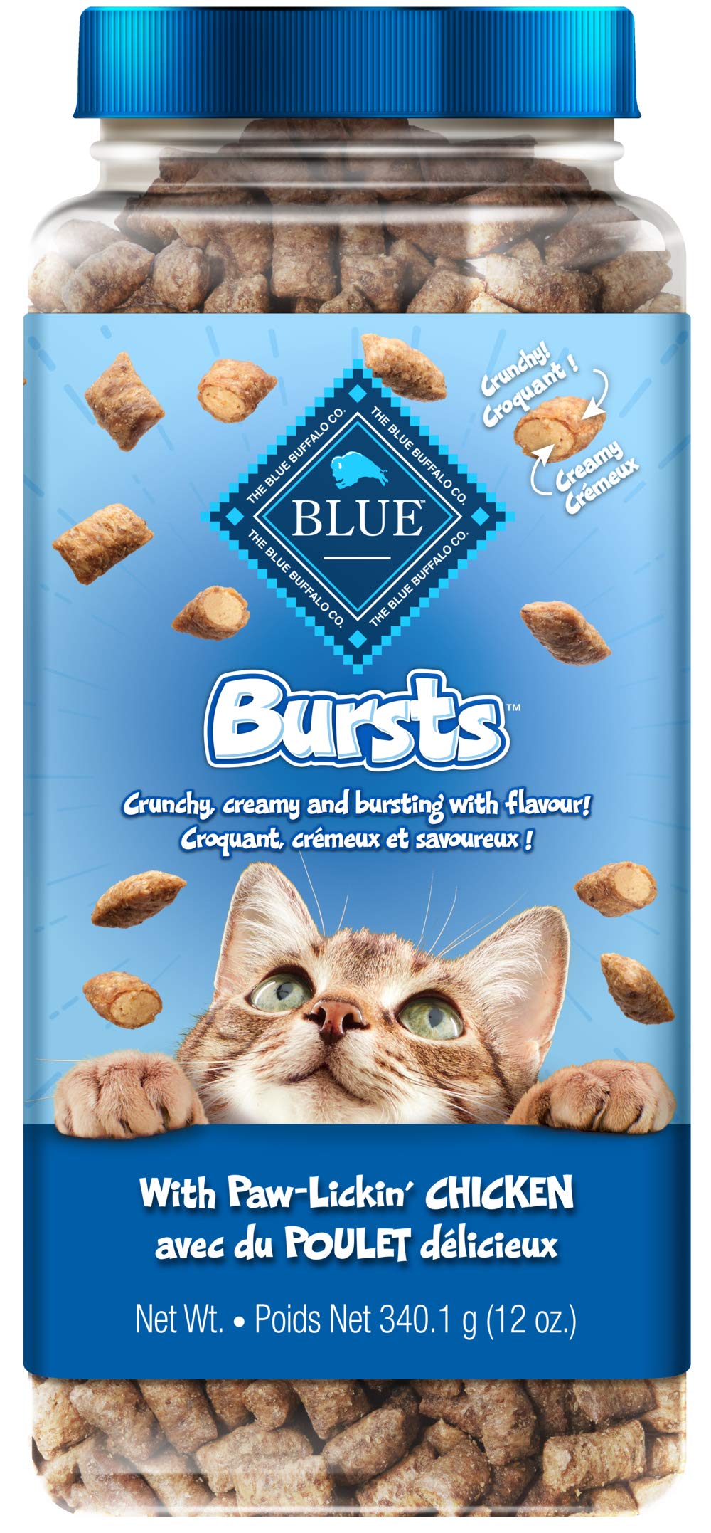 Blue Buffalo Bursts with Paw-Licken Chicken Cat Treats, 340g tub image 6