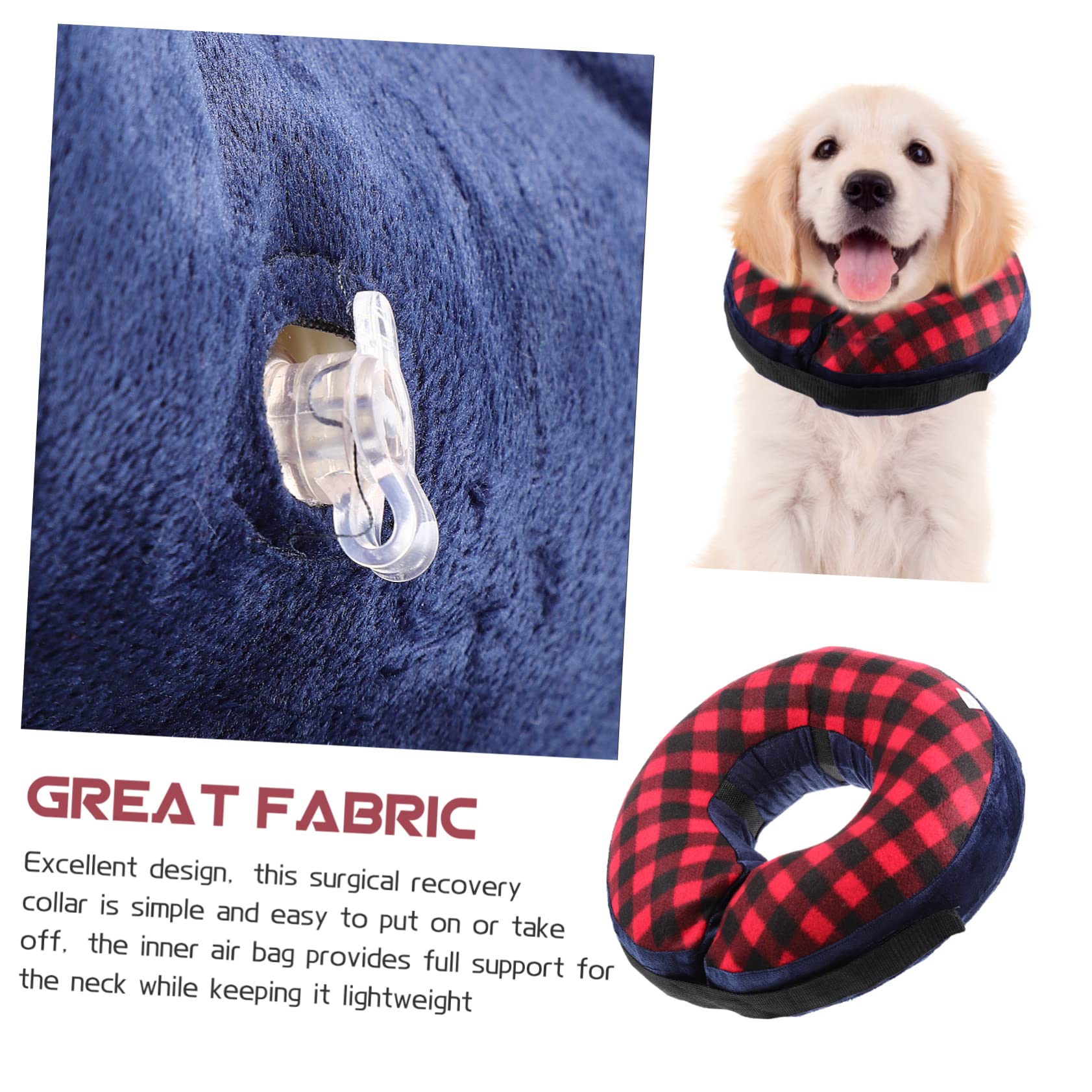 Didiseaon 3piezas Collar Inflable Protector para Gatos y Collar De Cuidados Postoperatorios y Baños
