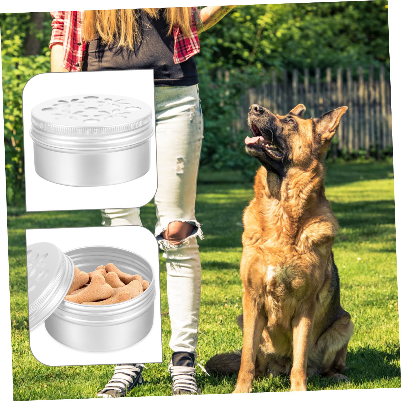 10piezas Cajas De Aluminio para Entrenamiento Olfativo Perros Portátiles y Seguras Accesorios para Estimular La Nariz Uso Entrenamiento Canino y Mejora del Olfato