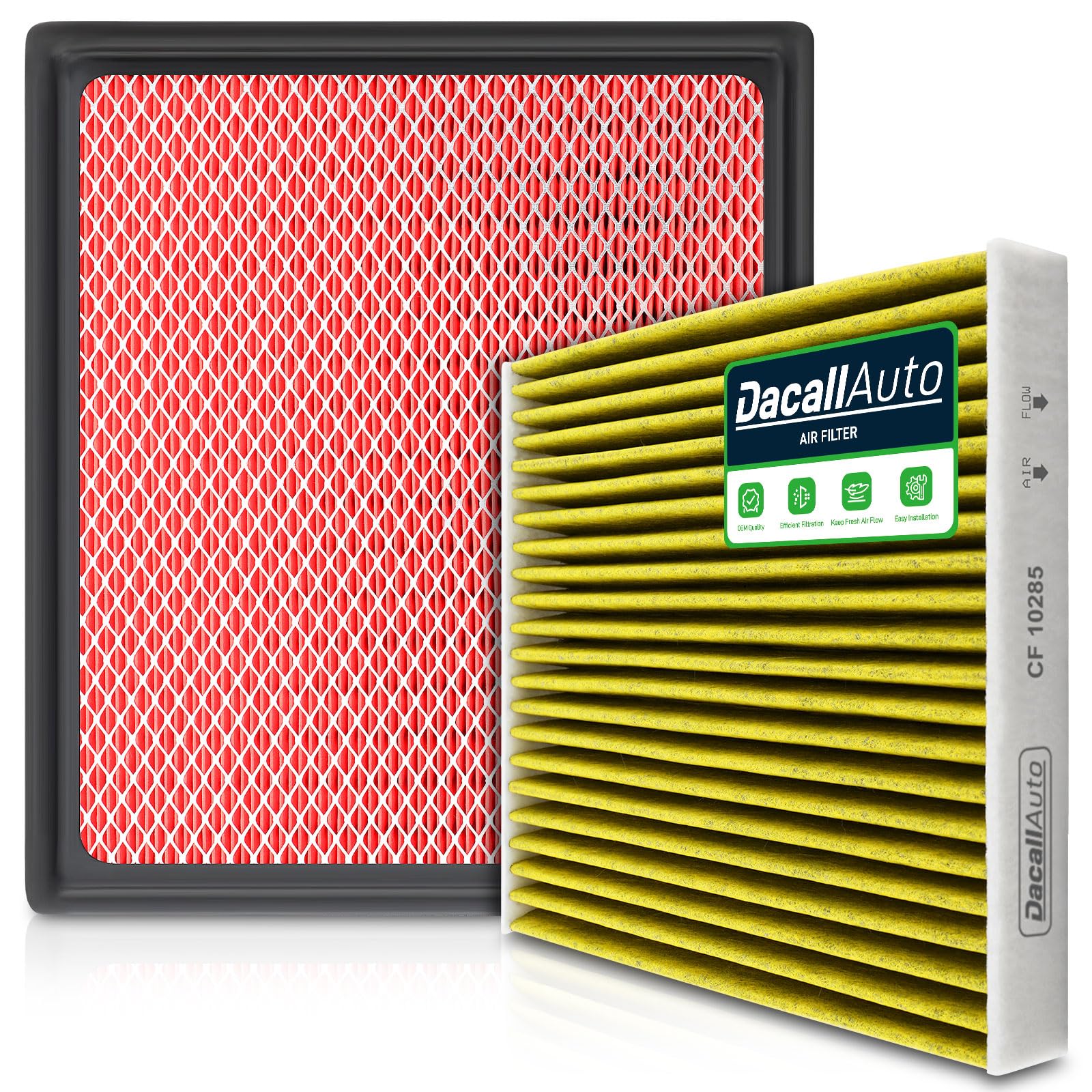 Dacall Engine + Cabin Air Filter Set (Tundra/Sequoia)