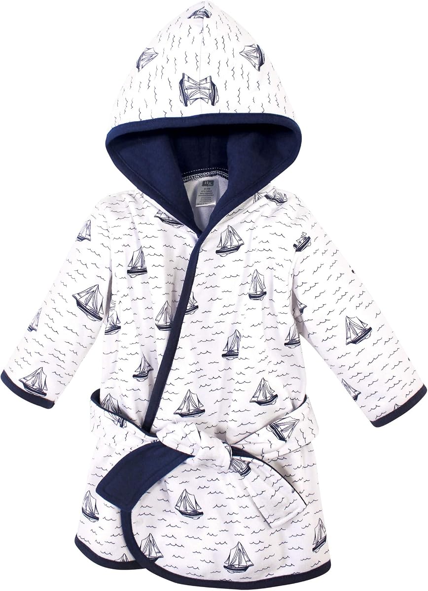 Albornoz unisex para bebé rico en algodón