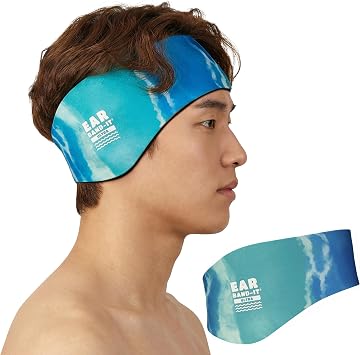 Earvolution Ear Band-It Ultra Swimming Headband for Kids and Adults - Invented by Ear, Nose, and Throat Physician - Custom Anti-Slip Grip Neoprene Maximizes Protection, 13 Color Options, 3 Sizes