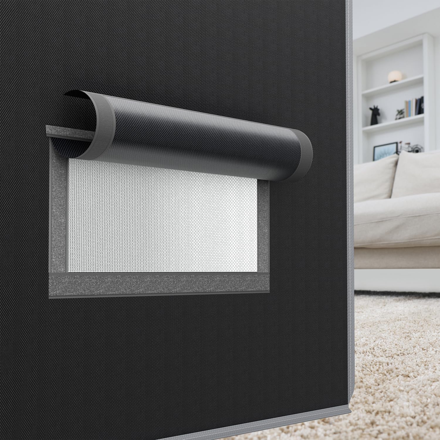 Bloomint Growzelt 80 x 80 x 180 cm Anbauzelt 2.0, Stabiler Stoff, Hochreflektierendes Diamantmuster Grow Tent