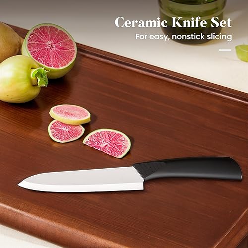 Miniatura 6 de Kitchen Induction - Juego de utensilios de cocina y utensilios para hornear  Juego de 30 sartenes de granito negro, juego de ollas y sartenes