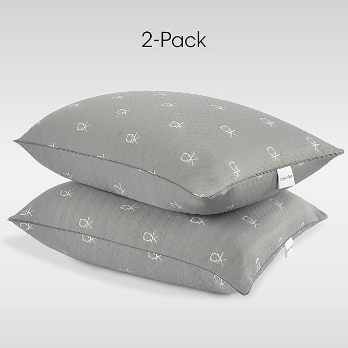 Set 2 Almohadas Poliéster Queen Charcoal miniatura 6