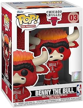 ヒブルブラントリーx ブルズ Benny The Bull Bobblehead Hebru