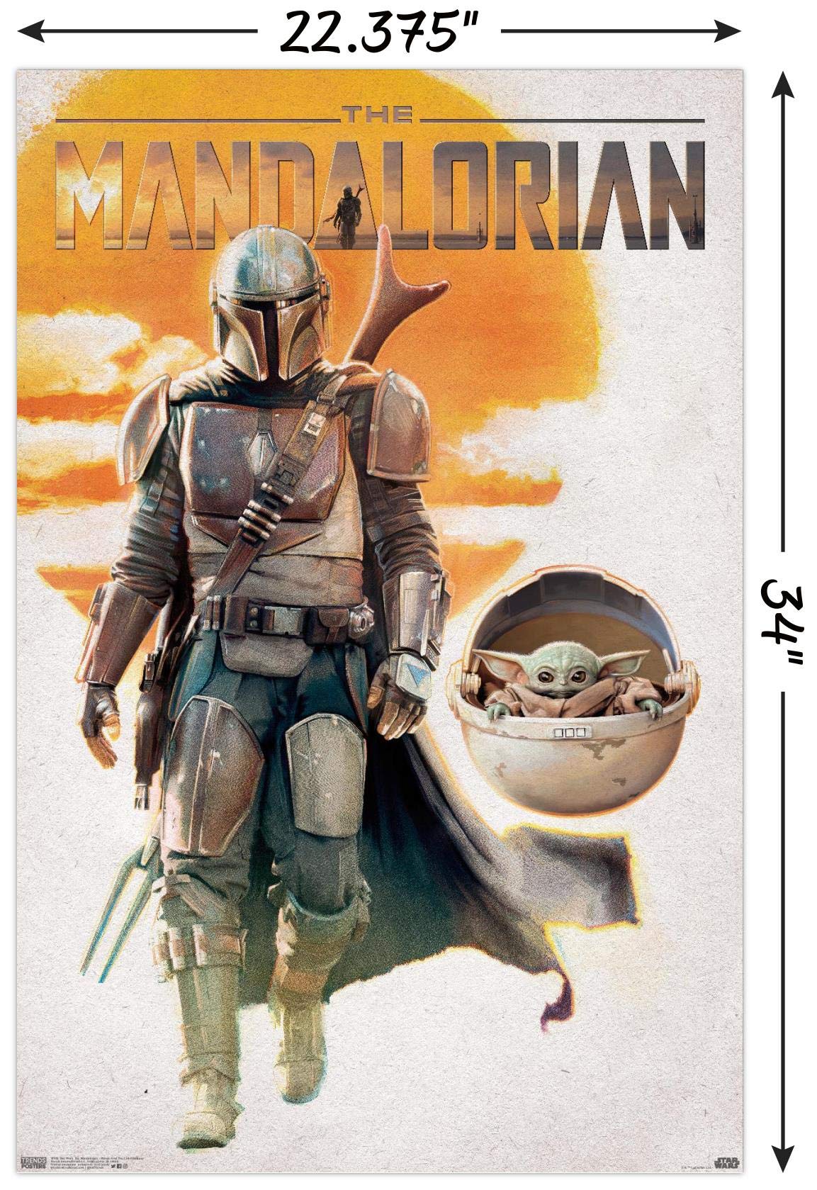 Amazon.com: Trends International Star Wars: The Mandalorian