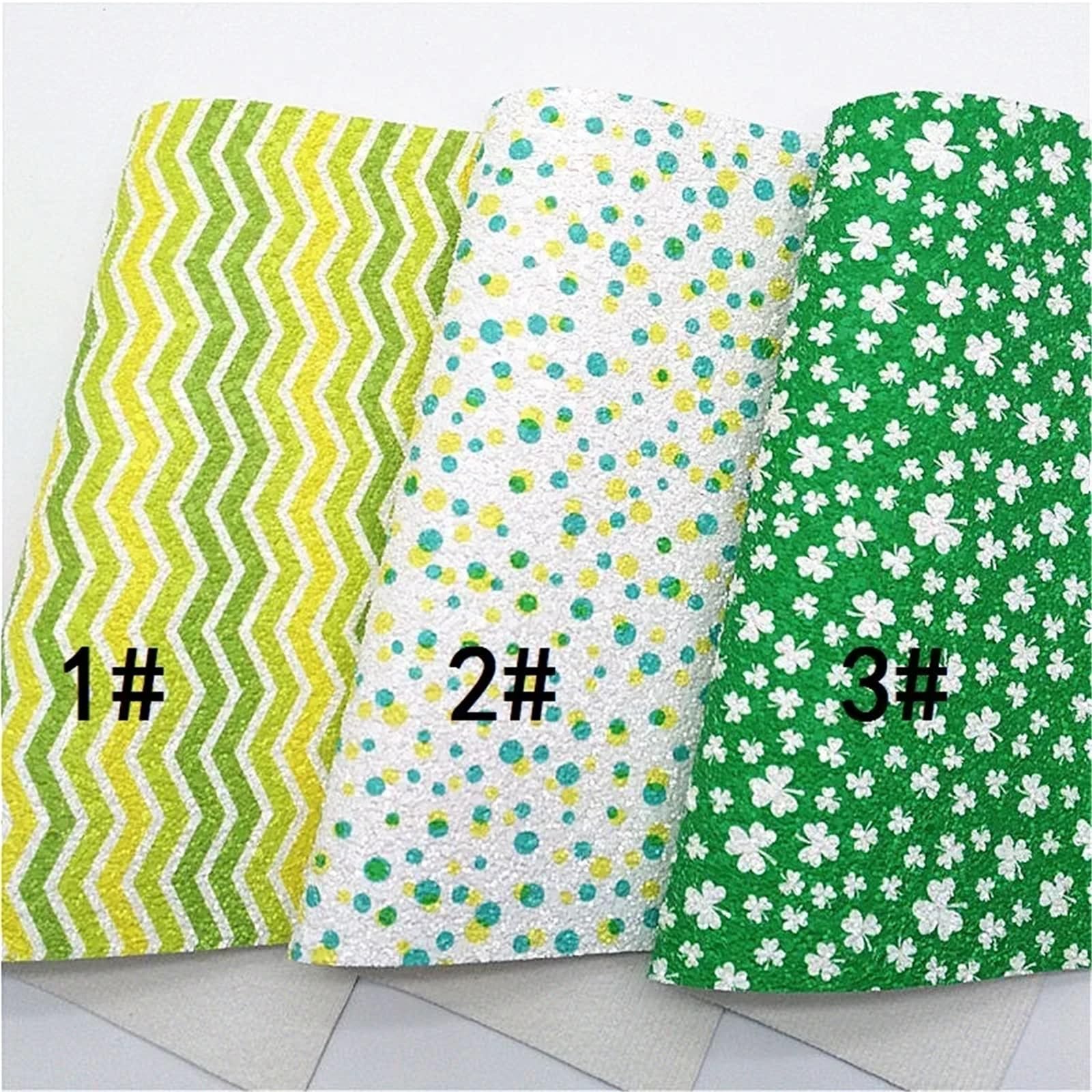Tessuto in finto vinile glitterato in PVC con supporto in feltro