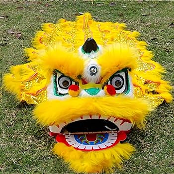 Amazon | 獅子舞 龍舞 中国 9 インチ 獅子舞 中国の旧正月 屋外