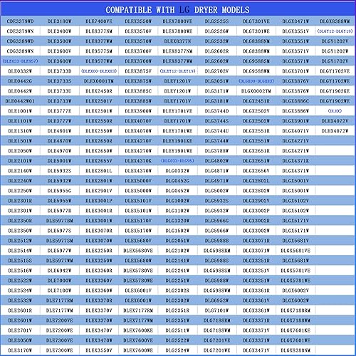 Miniatura 6 de Kit de reparación de secadora mejorado, kit de rodillo de secadora para secadoras LG Kenmore, incluye 4581EL2002C, conjunto de rodillo de tambor