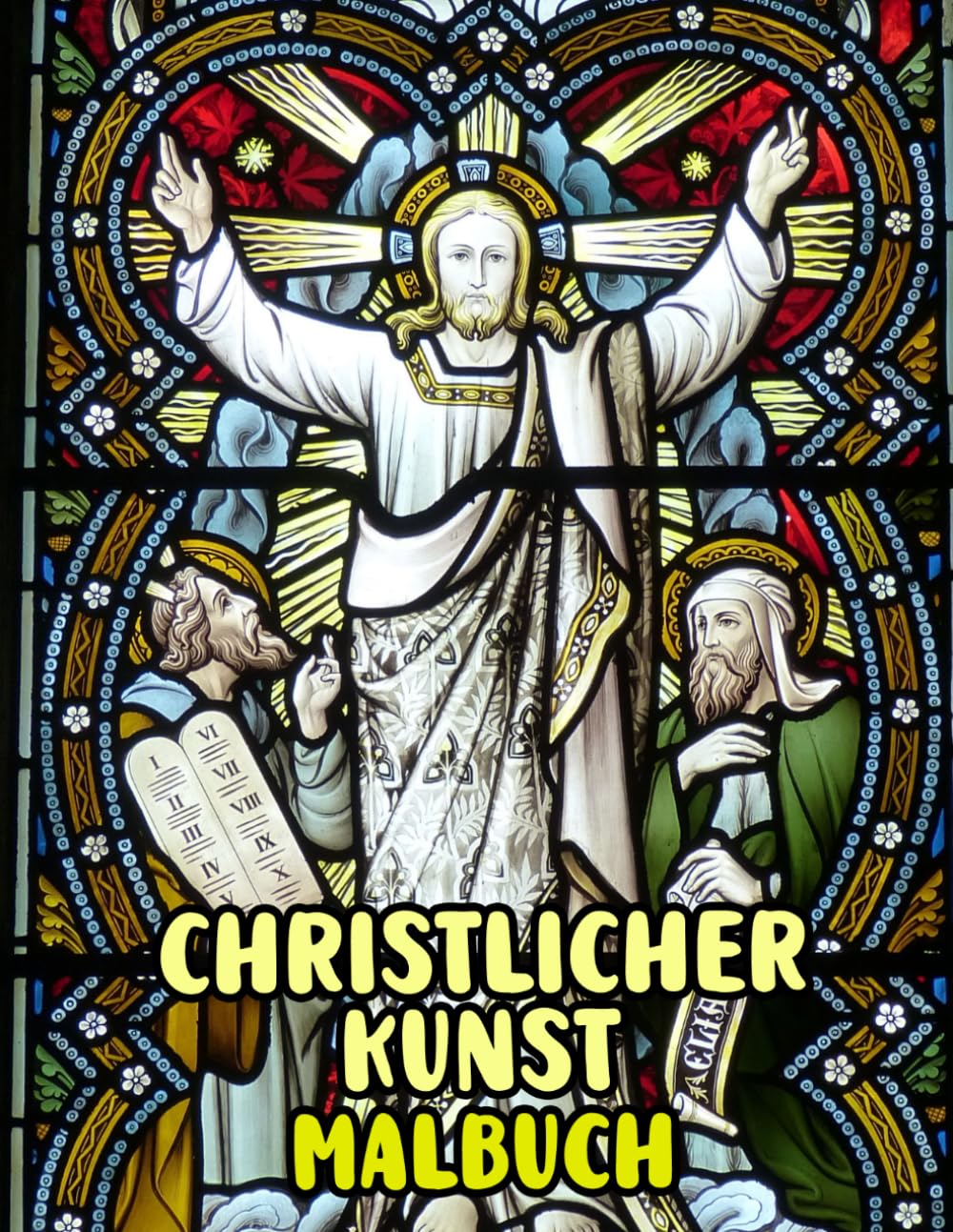 Christlicher Kunst Malbuch: Malvorlagen Mit Echten Religiösen Gemälden Geschichten Heiligen Bibel Jesus Christus Maria Porträts Katholische Engel ... Seiten Für Spaß Entspannung Stressabbau