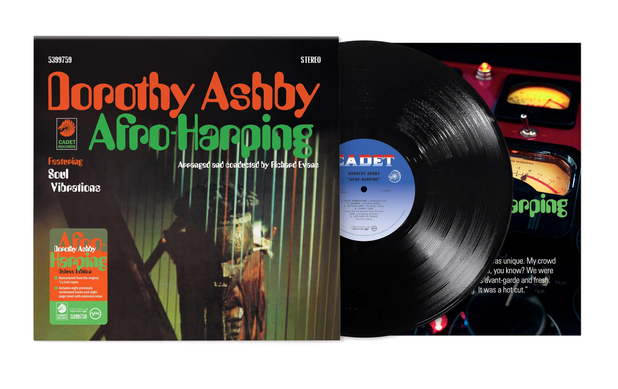 Dorothy Ashby - Afro-Harping レコード　新品 Dorothy Ashby: Afro-Harping - Deluxe Edition Vinyl 2LP