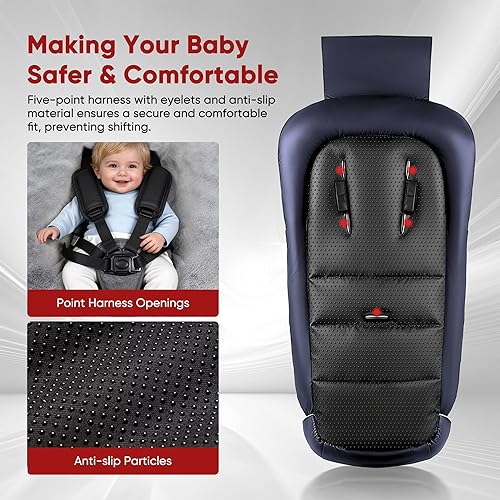 Miniatura 3 de Manta universal para cochecito y saco para cochecito, bolsa impermeable para bebés, niños pequeños y niños, saco con cremallera para cochecito,