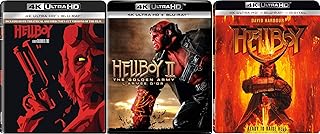 3 Movie Hellboy Collection : Hellboy I / Hellboy II: The Golden Army / Hellboy: Ready to Raise Hell [4K Ultra HD - 3 Pack]