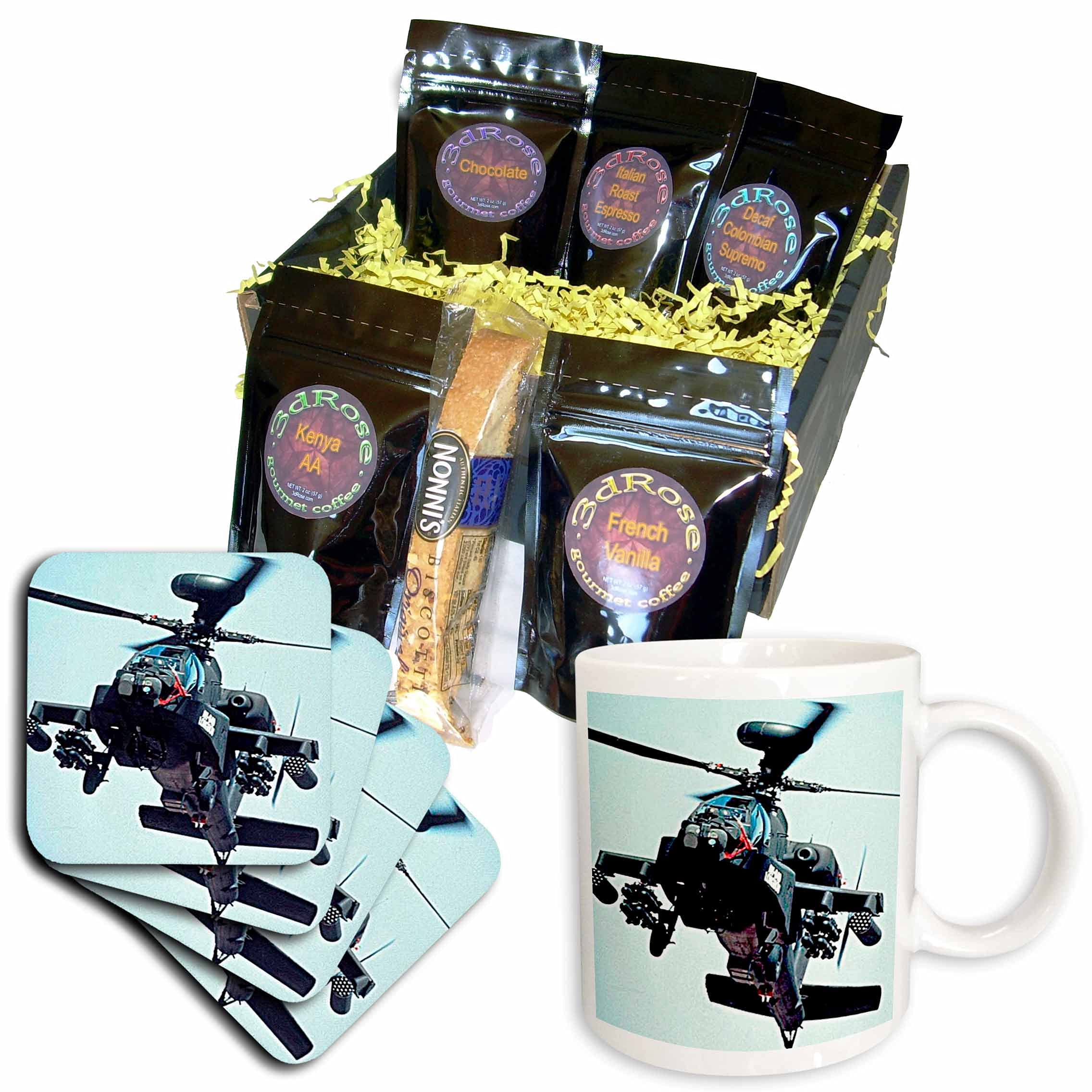 3dRosecgb_730_1 Apache Longbow-Coffee Gift Basket, Multicolor