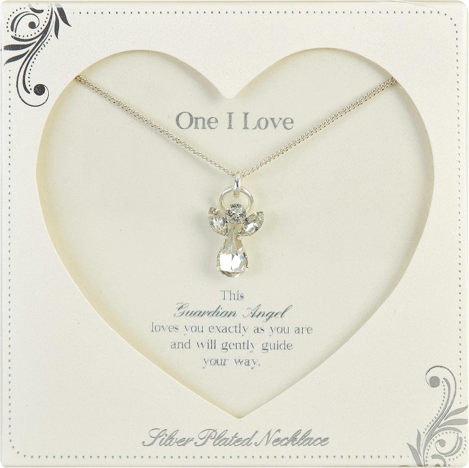 Guardian Angel One I Love Birthstone Necklace Birthday