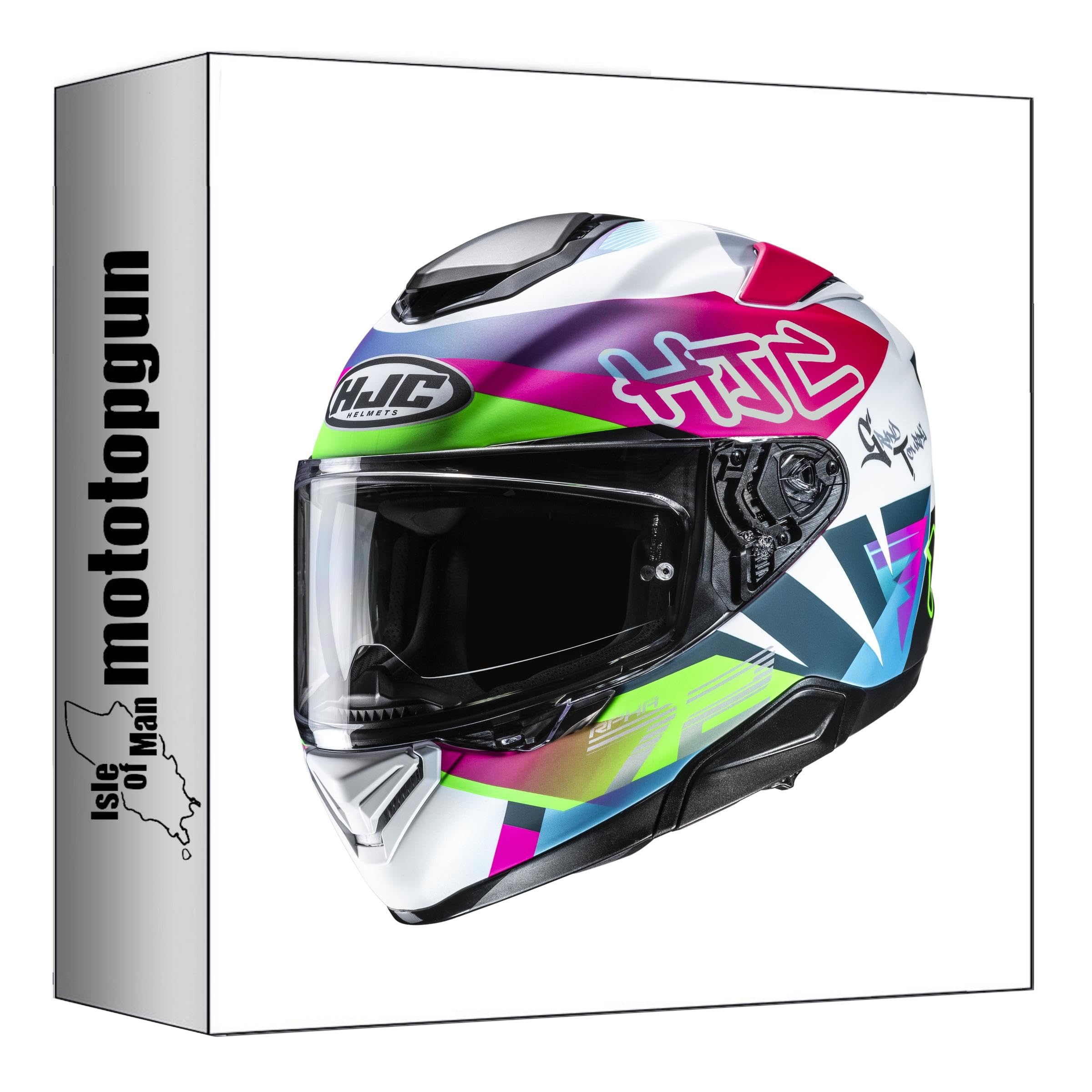 Casque intégral HJC RPHA 72 Goldy MC84SF en taille S - 3