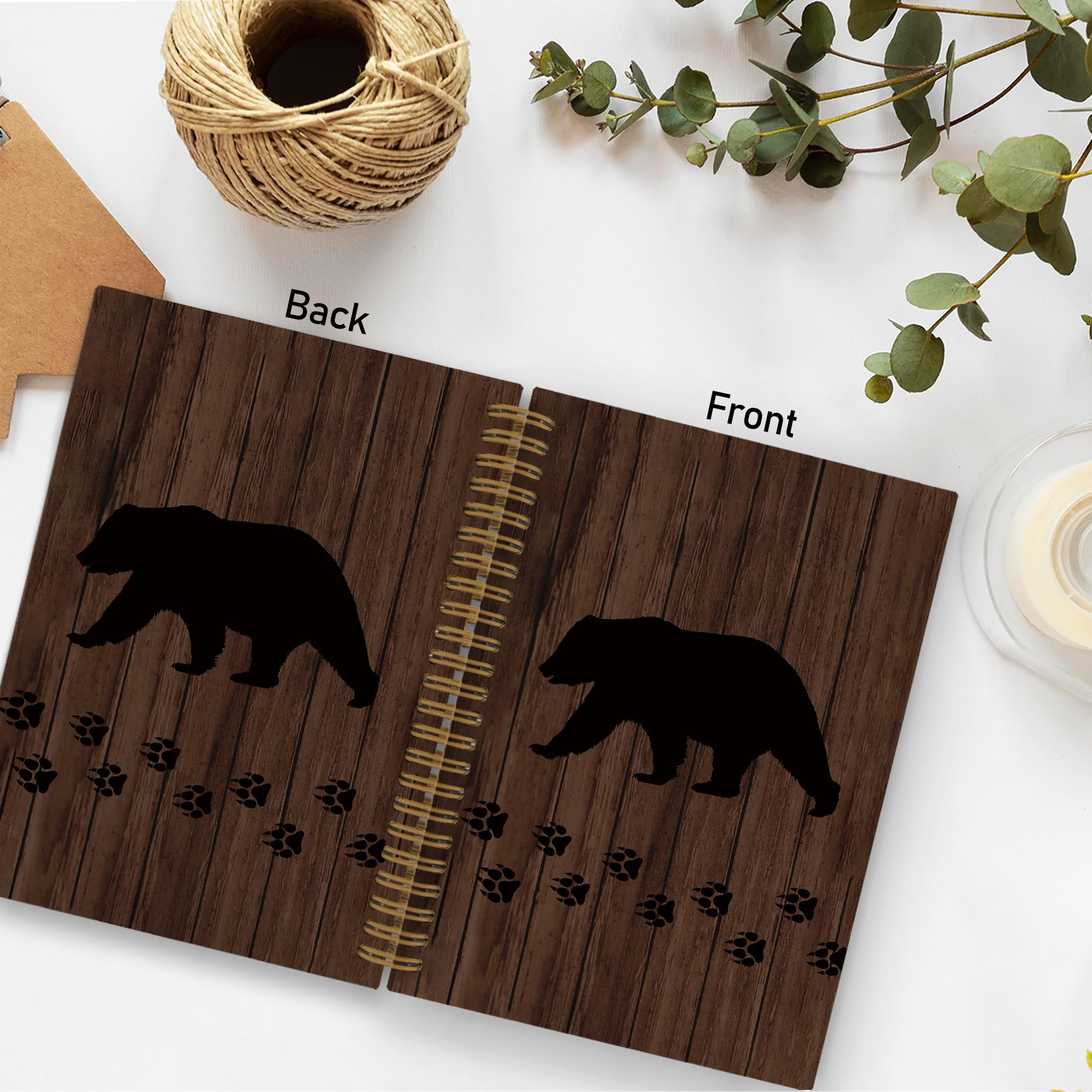 469-book-SE-woodbear Productos de oficina, suministros de oficina y escuela, papel, cuadernos y blocs de escritura, cuadernos en espiral