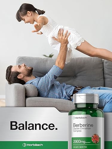 Miniatura 7 de Horbäach Berberina con canela de Ceilán  2000 mg  120 cápsulas vegetales  Suplemento vegetariano, sin OMG y sin gluten  Complejo de berberina