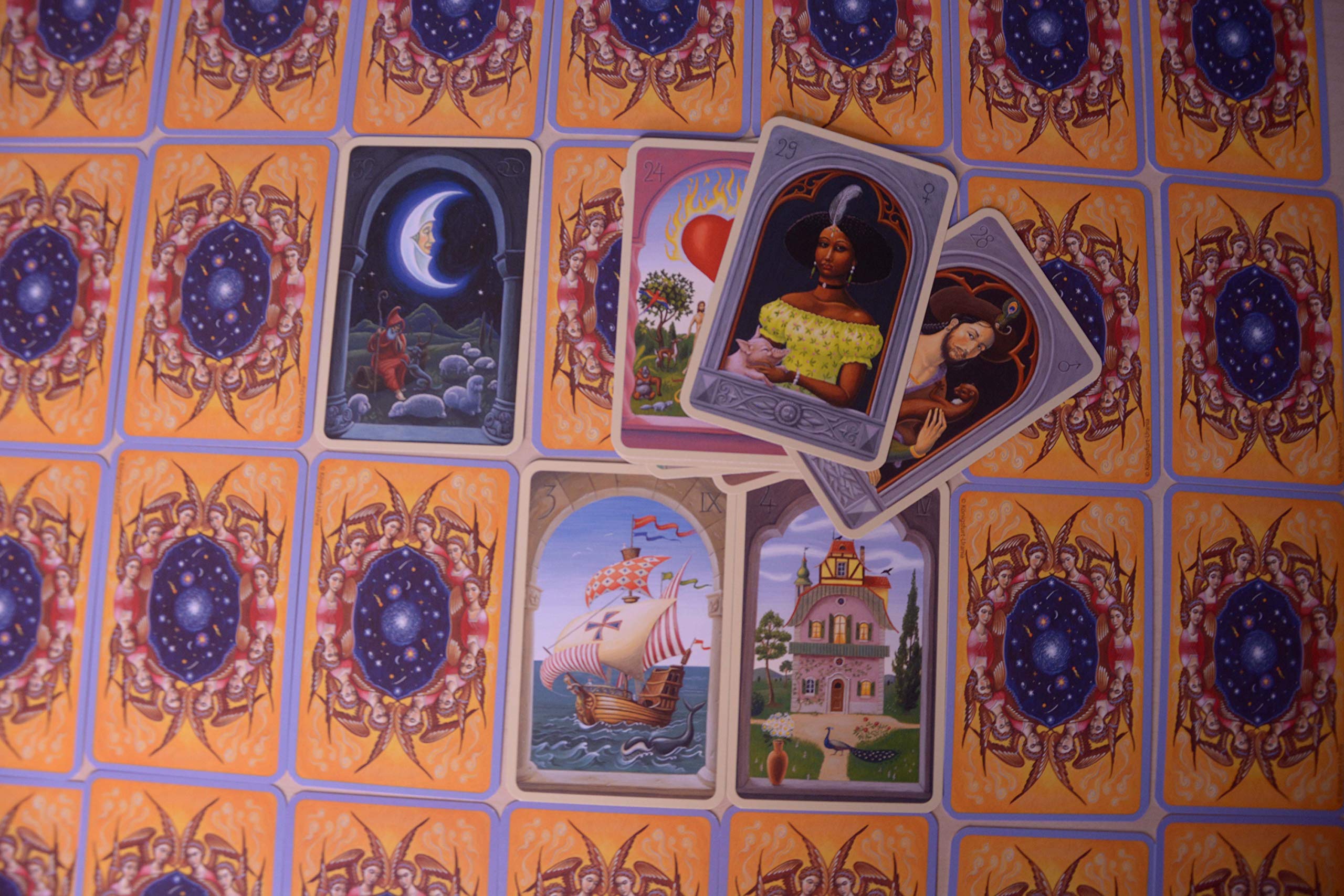 Mystisches Lenormand SET: Buch + die 36 Wahrsagekarten nach Marie-Anne Lenormand: Set mit Buch und Karten