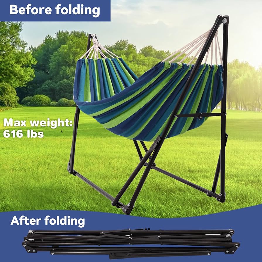 Amazon.com : Hammock with Foldable Steel Stand,Frabic
