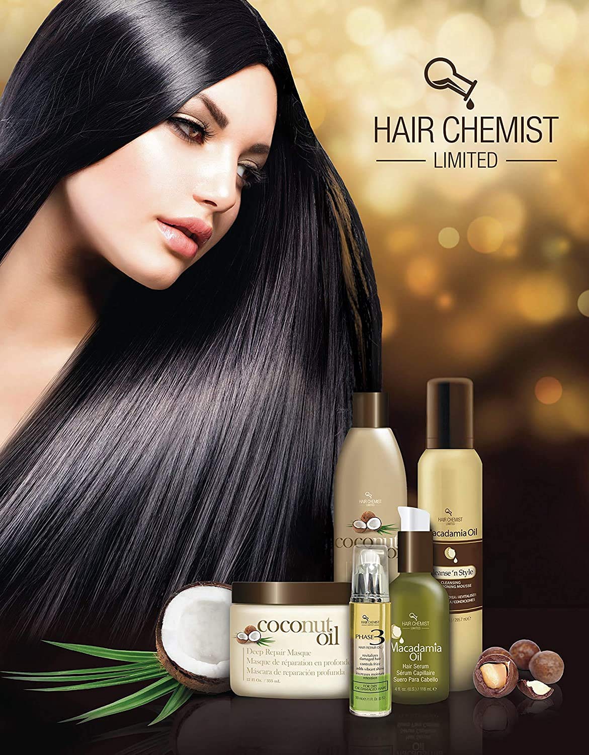 Hair Chemist Mega Curl Boosting Premium olejek do włosów 220.6 g