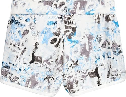 Miniatura 6 de Pantalones cortos activos para niña, paquete de 4 pantalones cortos deportivos de rizo francés para gimnasio (7-16)