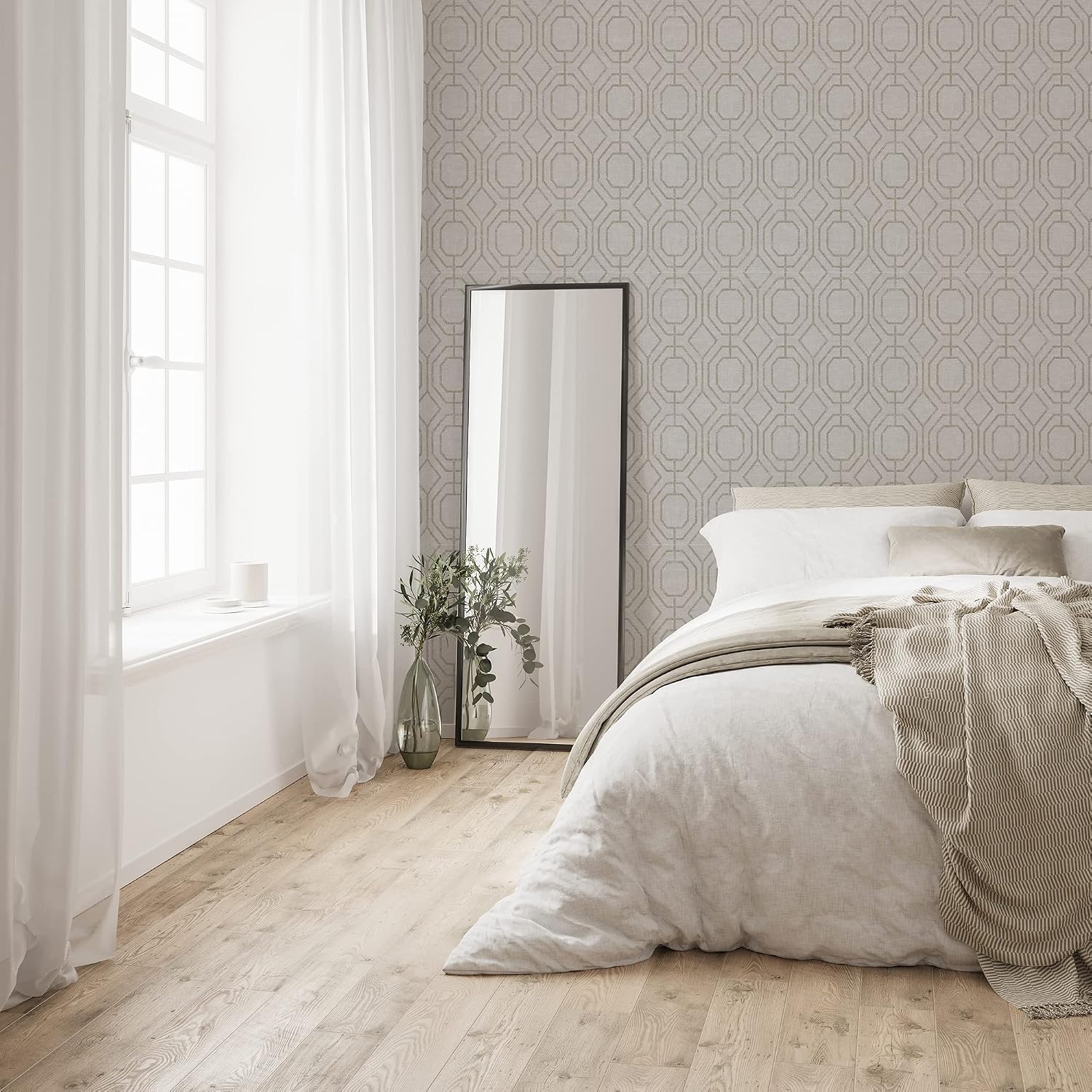 Transform Geo Natural Peel and Stick Wallpaper
